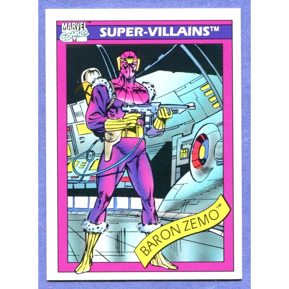 1990 Marvel Universe Card - #53 Baron Zemo